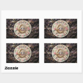 Hemelse Zon en Maan Bedankt Sticker | Luxe (Vel)