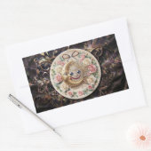 Hemelse Zon en Maan Bedankt Sticker | Luxe (Envelop)