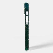 Hemelse Zon En Maan Bloemen Sterren Groen Case-Mate iPhone Case (Achterkant / Links)
