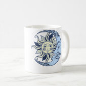 Hemelse Zon En Maan Boho Koffiemok (Voorkant rechts)