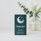Hemelse zon en maan visitekaartje (Staand voorkant)