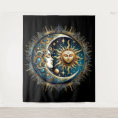 Hemelse Zon en Maan  Wandkleed (Voorkant)
