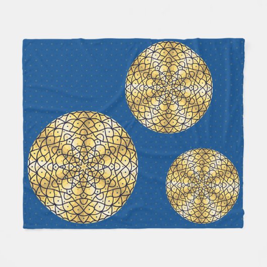 Hemelse Zon Fleece Deken (Voorkant (Horizontaal))