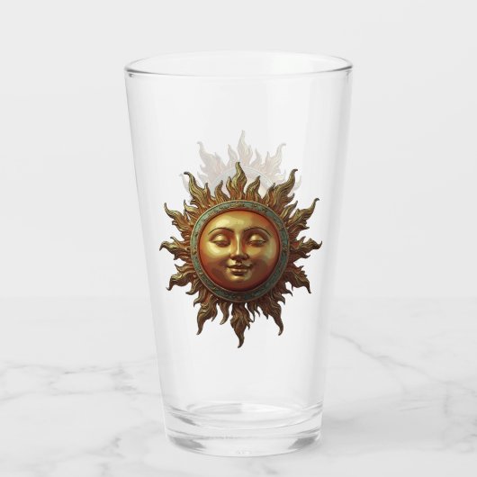 Hemelse Zon  Glas (Achterkant)