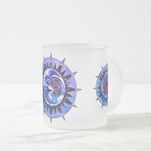 hemelse zon & maan bevroren mok (Voorkant rechts)