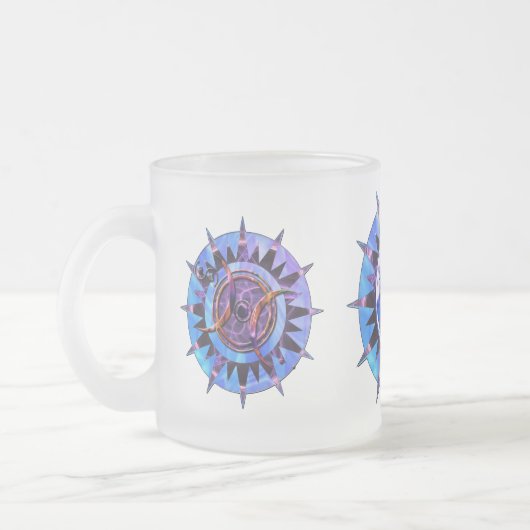 hemelse zon & maan bevroren mok (Links)