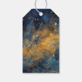 Hemelse Zon Maan Bruiloft Sticker Cadeaulabel (Achterkant)