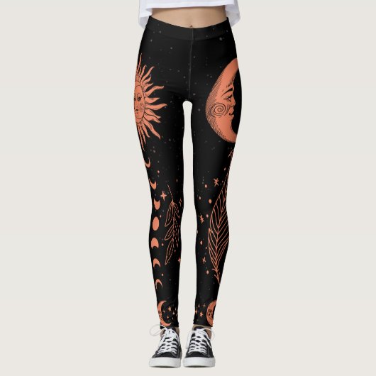 Hemelse Zon Maan Celestial Leggings (Voorkant)