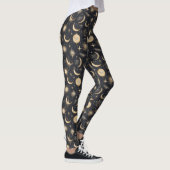 Hemelse Zon Maan en Sterren Nacht Hemel Leggings (Rechts)