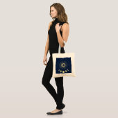 Hemelse Zon Maan Fases Zodiac Tote Bag (Voorkant (model))