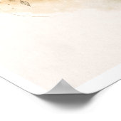 Hemelse Zon Maan Handen Esthetische Wandkunst Poster (Hoek)