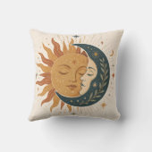 Hemelse Zon Maan Kussen (Achterkant)