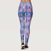 Hemelse Zon & Maan Mandala Melkweg Nevel Leggings (Achterkant)