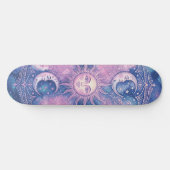 Hemelse Zon & Maan Mandala Melkweg Nevel Persoonlijk Skateboard (Horizontaal)