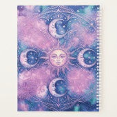 Hemelse Zon & Maan Mandala Melkweg Nevel Planner (Achterkant)