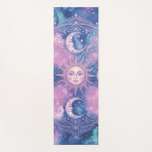 Hemelse Zon & Maan Mandala Melkweg Nevel Yogamat (Voorkant)