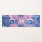 Hemelse Zon & Maan Mandala Melkweg Nevel Yogamat (Voorkant (horizontaal))