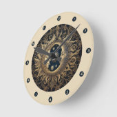 Hemelse Zon Maan Muur Klok (Hoek)