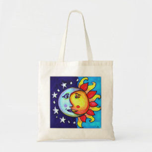 Hemelse Zon Maan Nineties Hemelse Vibes Tote Bag