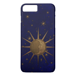 Hemelse Zon Maan Sterren Nachtelijke Hemel Eclips iPhone 8/7 Plus Hoesje