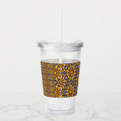 Hemelse Zon Mandala Acryl Drinkbeker (Rechts)