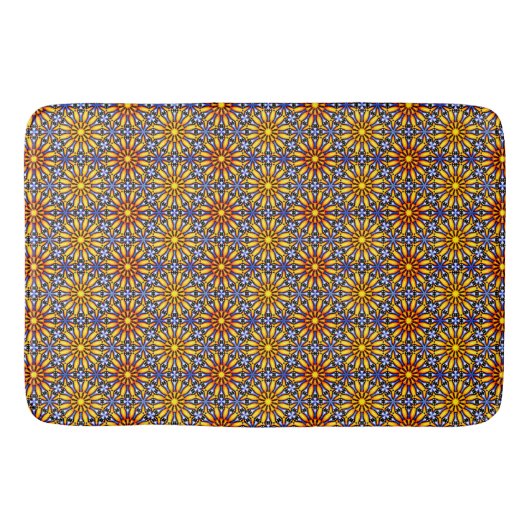 Hemelse Zon Mandala Badmat (Voorkant)