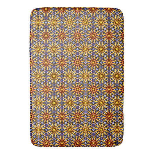 Hemelse Zon Mandala Badmat (Voorkant Verticaal)