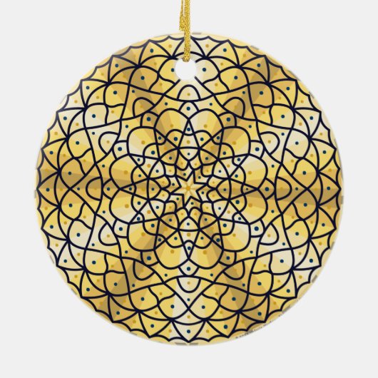 Hemelse Zon Ornament (Achterkant)
