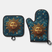 Hemelse Zon Ovenwant & Pannenlap Set (Voorkant)