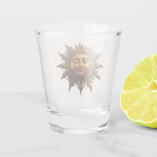 Hemelse Zon Shot Glas (Achterkant)