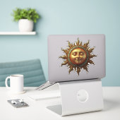 Hemelse Zon  Sticker (Laptop op bureau)