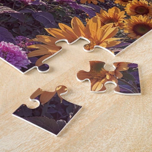 Hemelse Zonnebloem Legpuzzel (Zijkant)