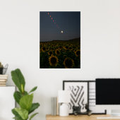 Hemelse Zonnebloemveld Kunstprint Poster (Thuiskantoor)