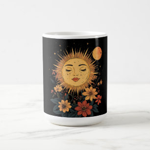 Hemelse Zonnegodin met Ontluikende Bloemen Koffiemok