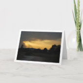 Hemelse Zonnestralen in Hemellandschap Kaart (Voorkant)