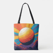 Hemelse Zonsondergang Boodschappentas Tote Bag (Achterkant)