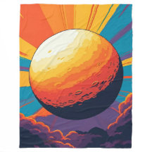 Hemelse Zonsondergang Fleece Deken