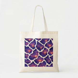Hemelse Zonsondergang Oceaan Patroon Tote Bag