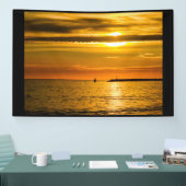 Hemelse zonsondergang spandoek (Beurs)