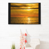 Hemelse zonsondergang spandoek (Insitu)