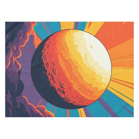 Hemelse Zonsondergang Tafelkleed (Voorkant (Horizontaal))