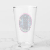 Hemelse Zwarte Kat Glas (Achterkant)