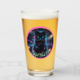 Hemelse Zwarte Kat Glas
