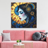 hemelspiraal canvas afdruk (Insitu (Woonkamer))