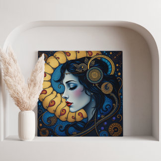 hemelspiraal canvas afdruk