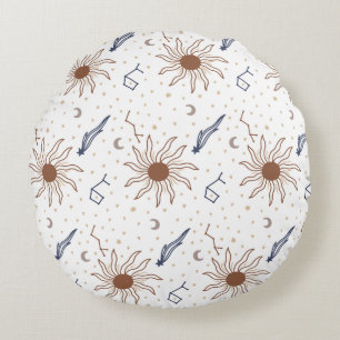 Hemelster, zon en maan rond kussen