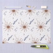 Hemelster, zon en maan tissuepapier (Craft)