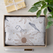 Hemelster, zon en maan tissuepapier (Geschenk)