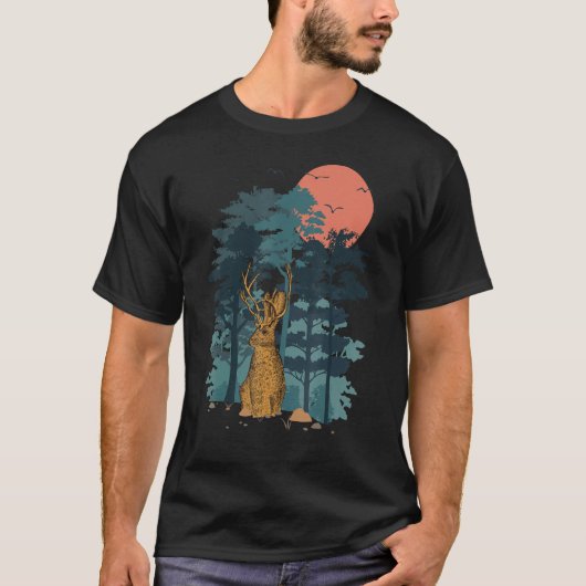 Hemeltjes met jakobbit Mountain Pine Tree Sky Vall T-shirt (Voorkant)