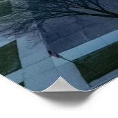 Hemelvaart boven Skyline Poster (Hoek)